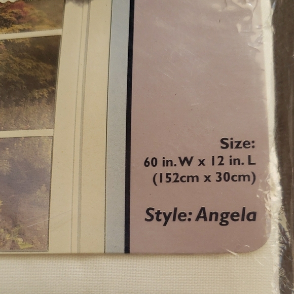 Home Essentials Angela White Valance - Picture 3 of 6